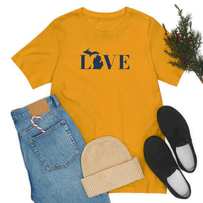 Michigan 'Love' T-Shirt (Didone Font) | Unisex Standard Fit