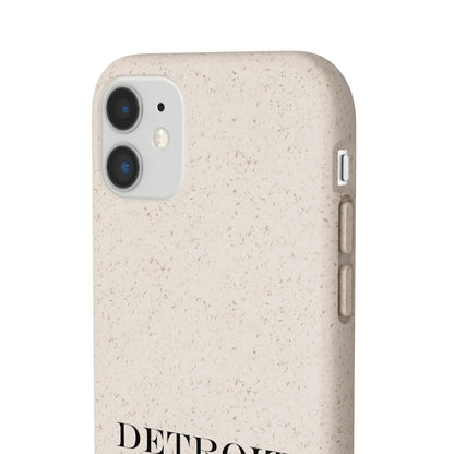 'Detroit Est. 1701' Phone Cases (Black Color) | Android & iPhone