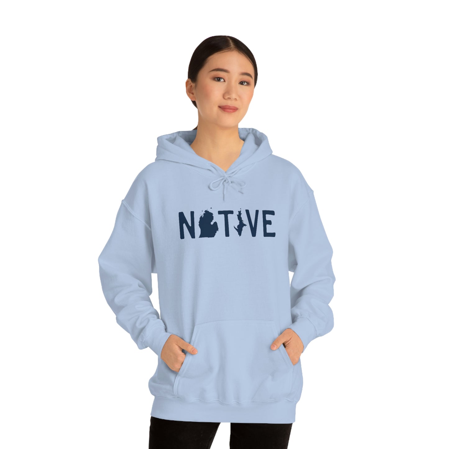 Michigan 'Native' Hoodie (Licence Plate Font) | Unisex Standard