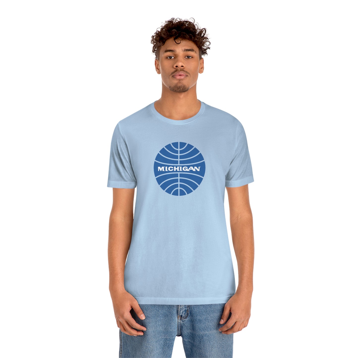 'Michigan' T-Shirt (Retro Airline Parody)  | Unisex Standard Fit