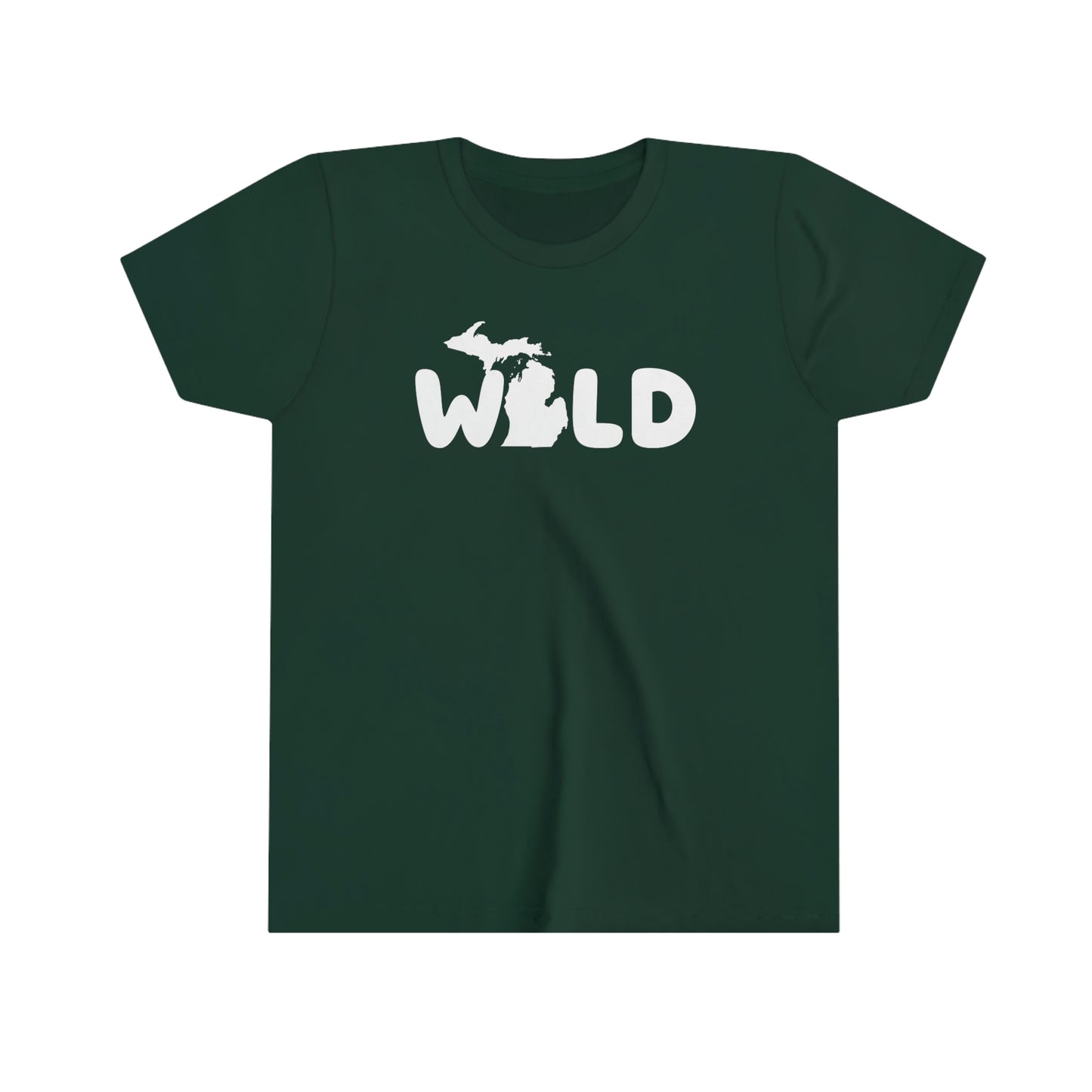 Michigan 'Wild' T-Shirt (Rounded Children's Font) | Youth Short Sleeve