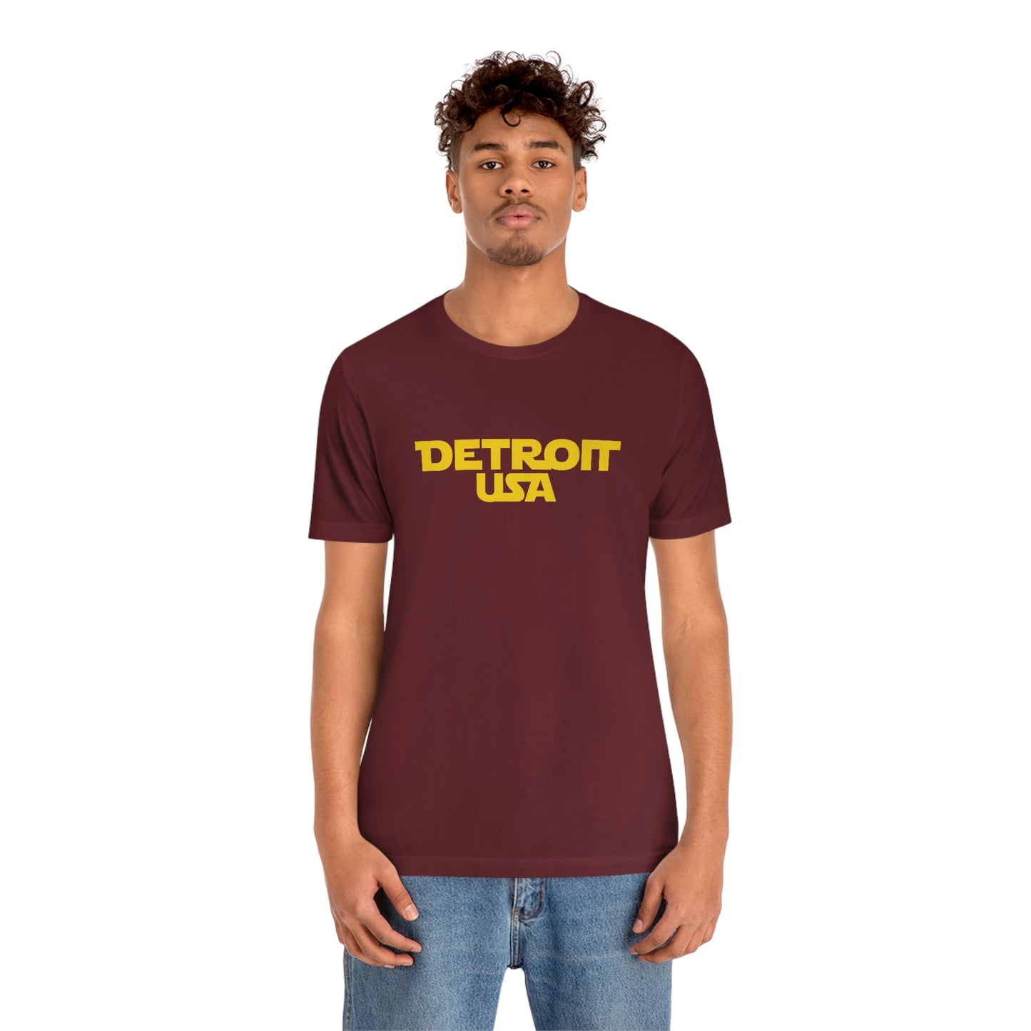 'Detroit USA' T-Shirt (1970s Epic Sci-Fi Parody) | Unisex Standard Fit