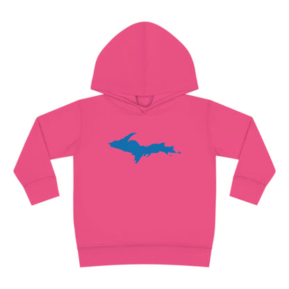 Michigan Upper Peninsula Hoodie (w/ Azure UP Outline) | Unisex Toddler