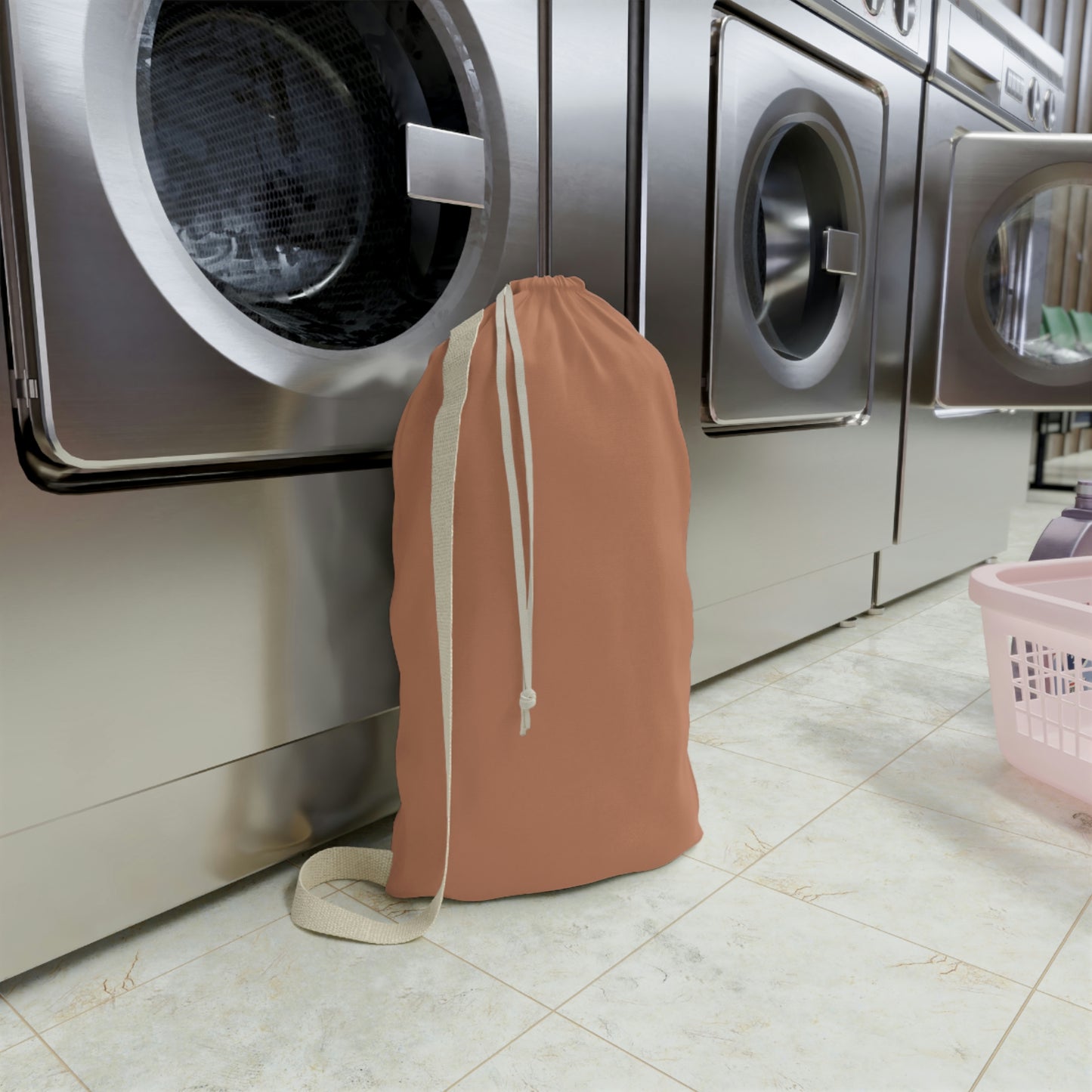 Michigan Upper Peninsula Laundry Bag (Copper Color w/ Navy UP Outline)