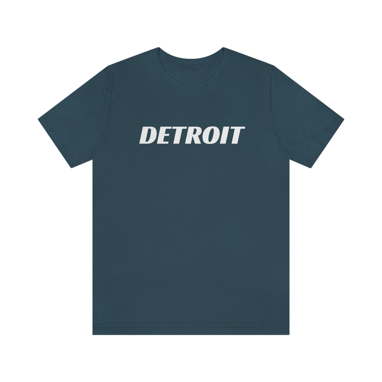 'Detroit' T-Shirt (Racing Font) | Unisex Standard Fit