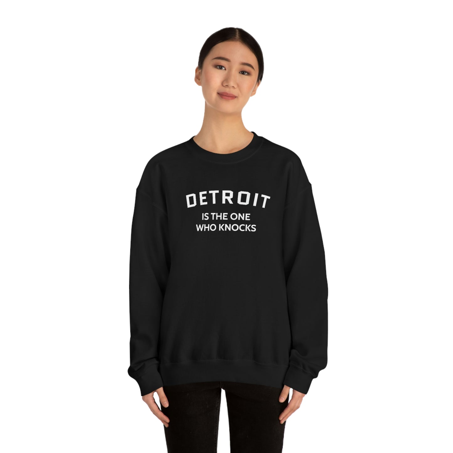 'Detroit is the One Who Knocks' Sweatshirt | Unisex Standard