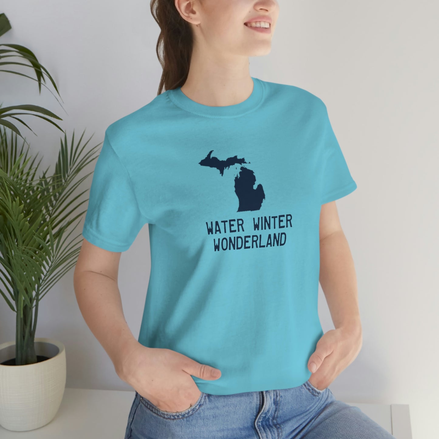 Michigan 'Water Winter Wonderland' T-Shirt | Unisex Standard Fit