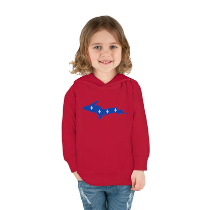 Michigan Upper Peninsula Hoodie (w/ UP Quebec Flag Outline) | Unisex Toddler