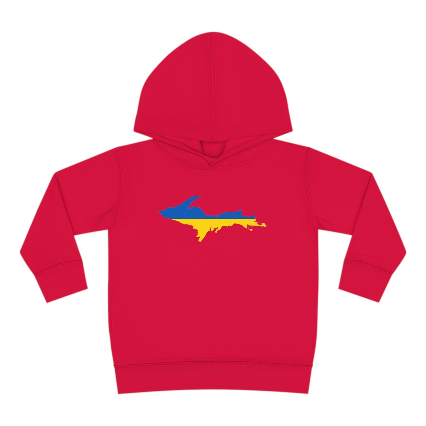 Michigan Upper Peninsula Hoodie (w/ UP Ukraine Flag Outline) | Unisex Toddler