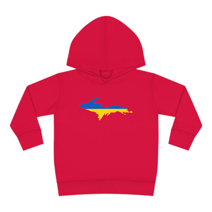 Michigan Upper Peninsula Hoodie (w/ UP Ukraine Flag Outline) | Unisex Toddler