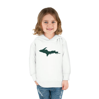 Michigan Upper Peninsula Hoodie (w/ Green UP Outline) | Unisex Toddler