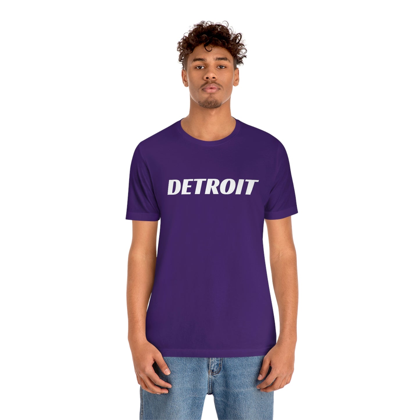 'Detroit' T-Shirt (Racing Font) | Unisex Standard Fit