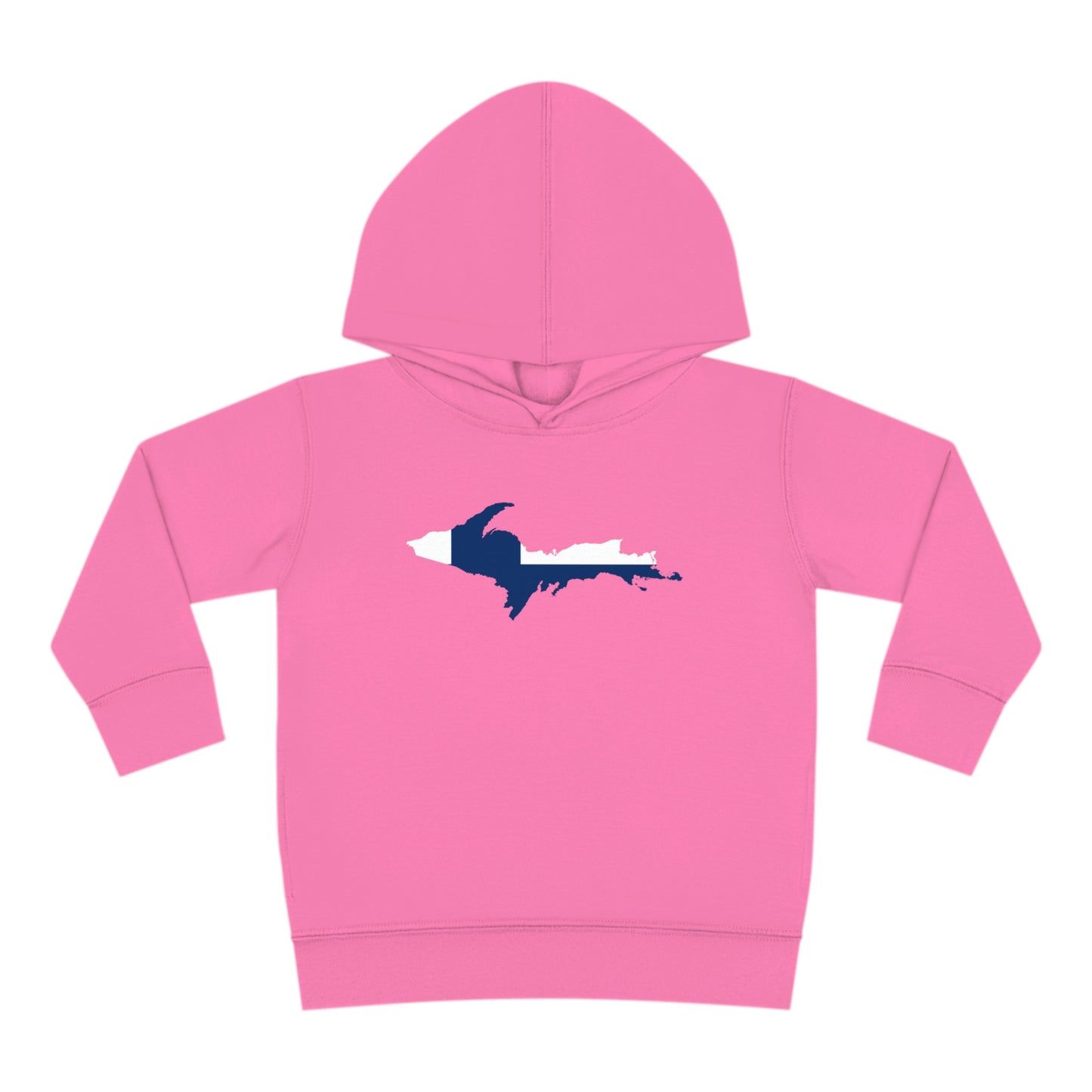 Michigan Upper Peninsula Hoodie (w/ UP Finland Flag Outline) | Unisex Toddler