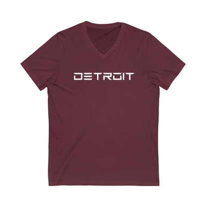 'Detroit' T-Shirt (Electric Font) | Unisex V-Neck