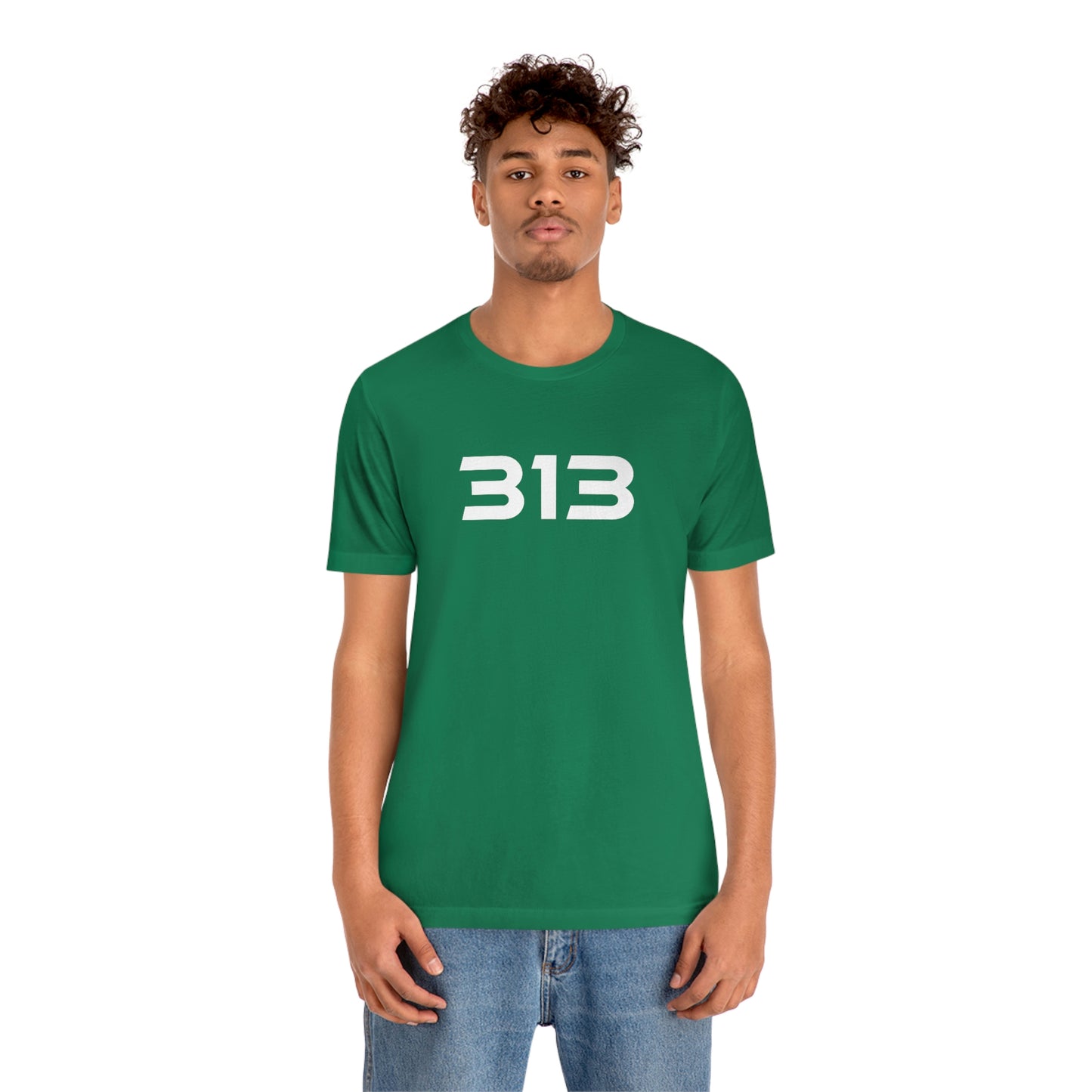 Detroit '313' T-Shirt (Futuristic Sans Font) | Unisex Standard Fit