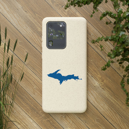 Michigan Upper Peninsula Biodegradable Phone Cases (w/ Azure UP Outline) | Samsung Android