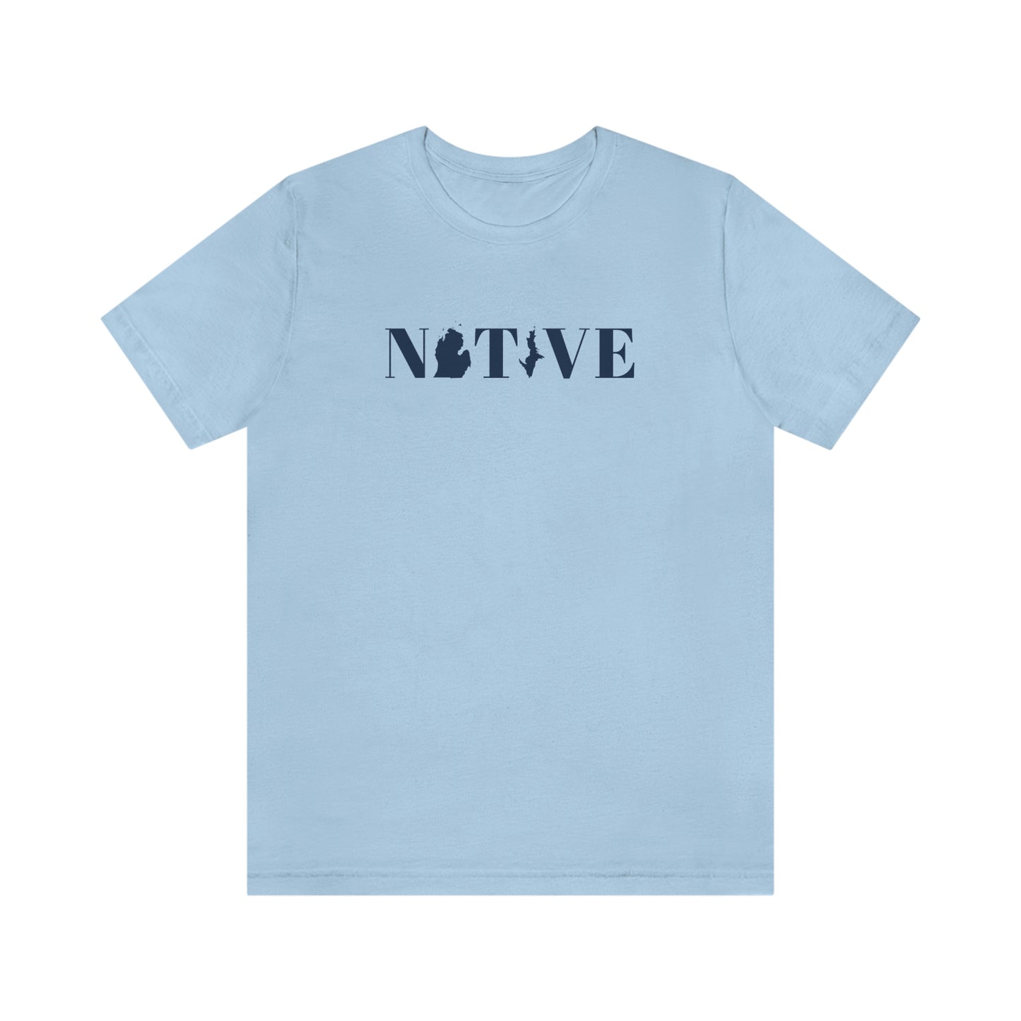 Michigan 'Native' T-Shirt (Didone Font) | Unisex Standard Fit