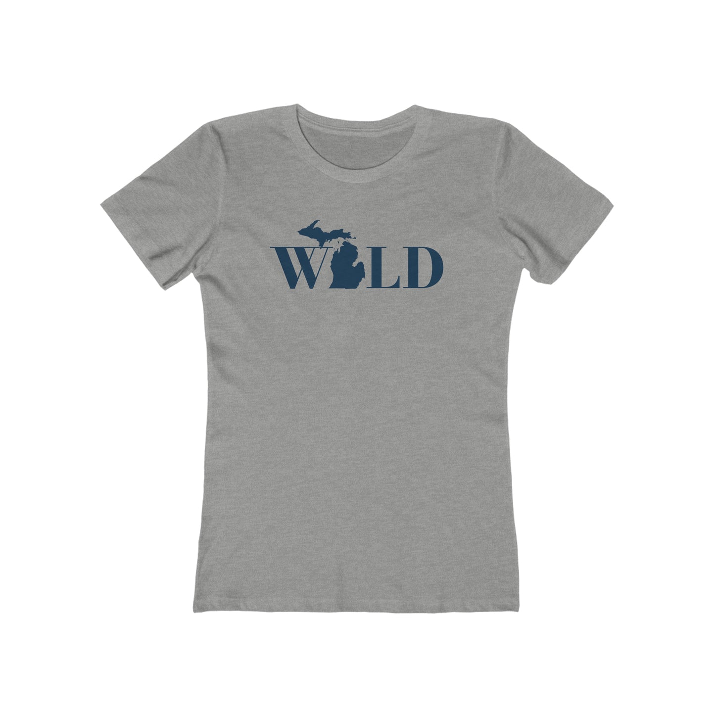 Michigan 'Wild' T-Shirt (Didone Font) | Women's Boyfriend Cut