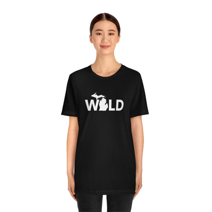 Michigan 'Wild' T-Shirt (Geometric Sans Font) | Unisex Standard Fit