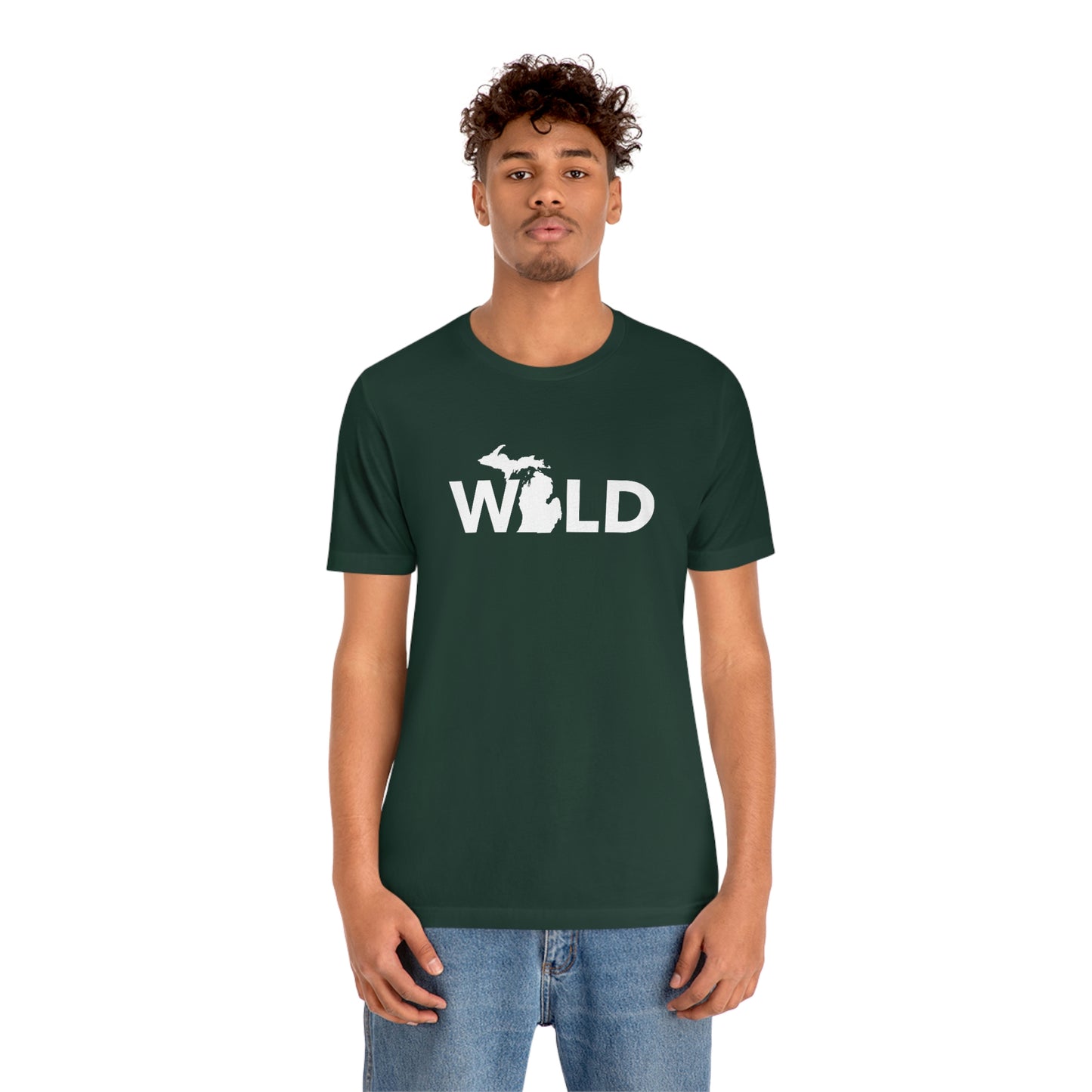 Michigan 'Wild' T-Shirt (Geometric Sans Font) | Unisex Standard Fit