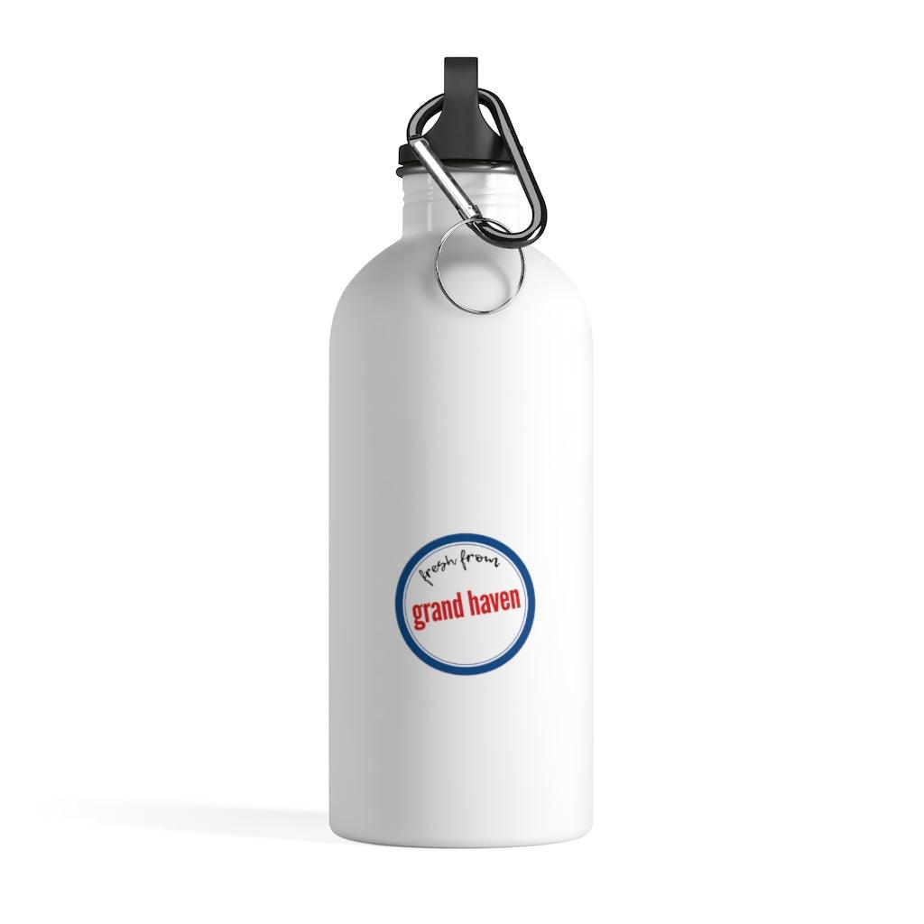 'Fresh From Grand Haven' Parody Water Bottle | 14oz Stainless Steel - Circumspice Michigan