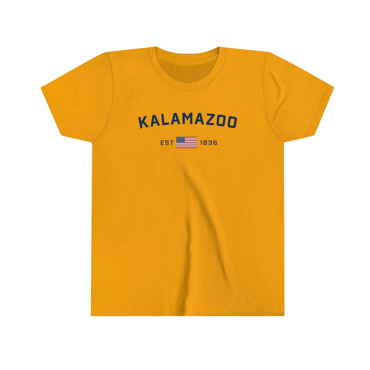 'Kalamazoo EST 1836' T-Shirt | Youth Short Sleeve