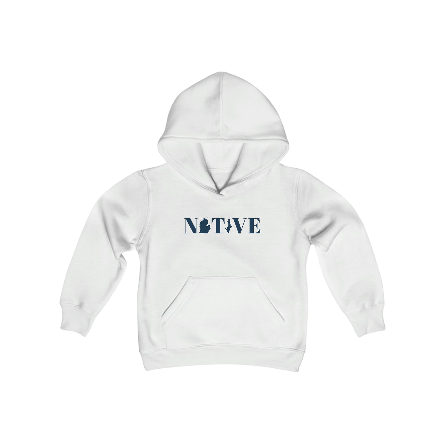 Michigan 'Native' Hoodie (Didone Font) | Unisex Youth