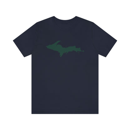 Michigan Upper Peninsula T-Shirt (w/ Green UP Outline) | Unisex Standard Fit