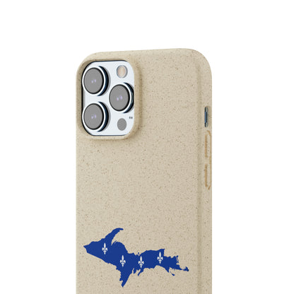 Michigan Upper Peninsula Biodegradable Phone Cases (w/ UP Quebec Flag Outline) | Apple iPhone