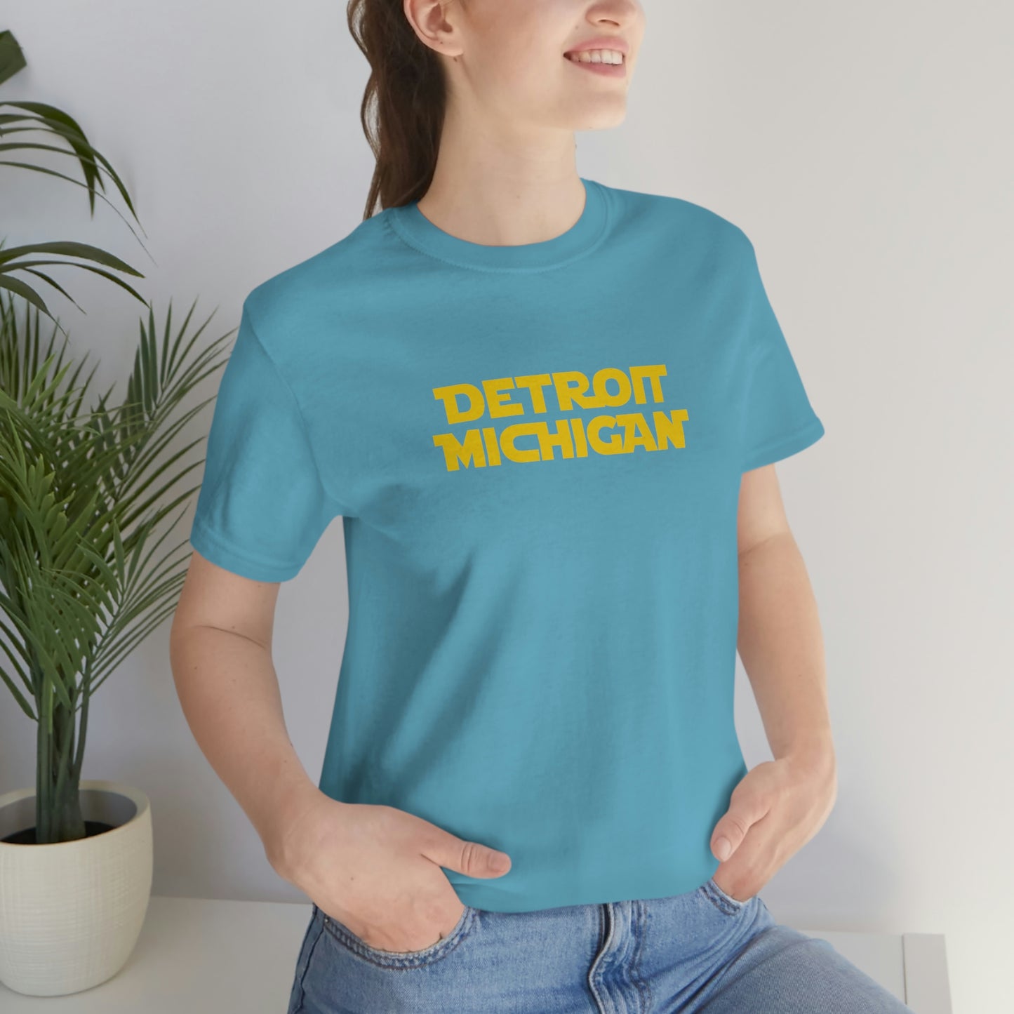 'Detroit Michigan' T-Shirt (1970s Epic Sci-Fi Parody) | Unisex Standard Fit