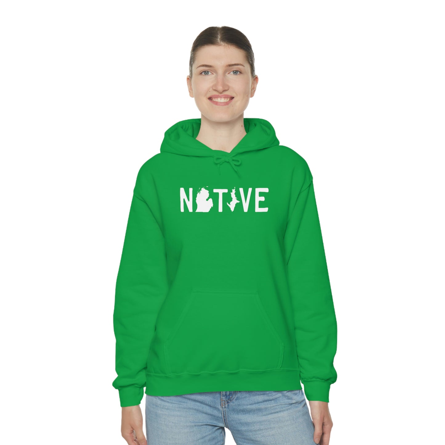 Michigan 'Native' Hoodie (Licence Plate Font) | Unisex Standard