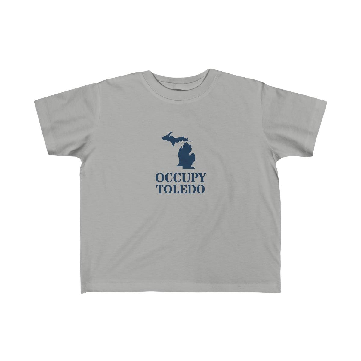 'Occupy Toledo' T-Shirt  (w/ Corrected Michigan Outline) | Toddler Short Sleeve - Circumspice Michigan