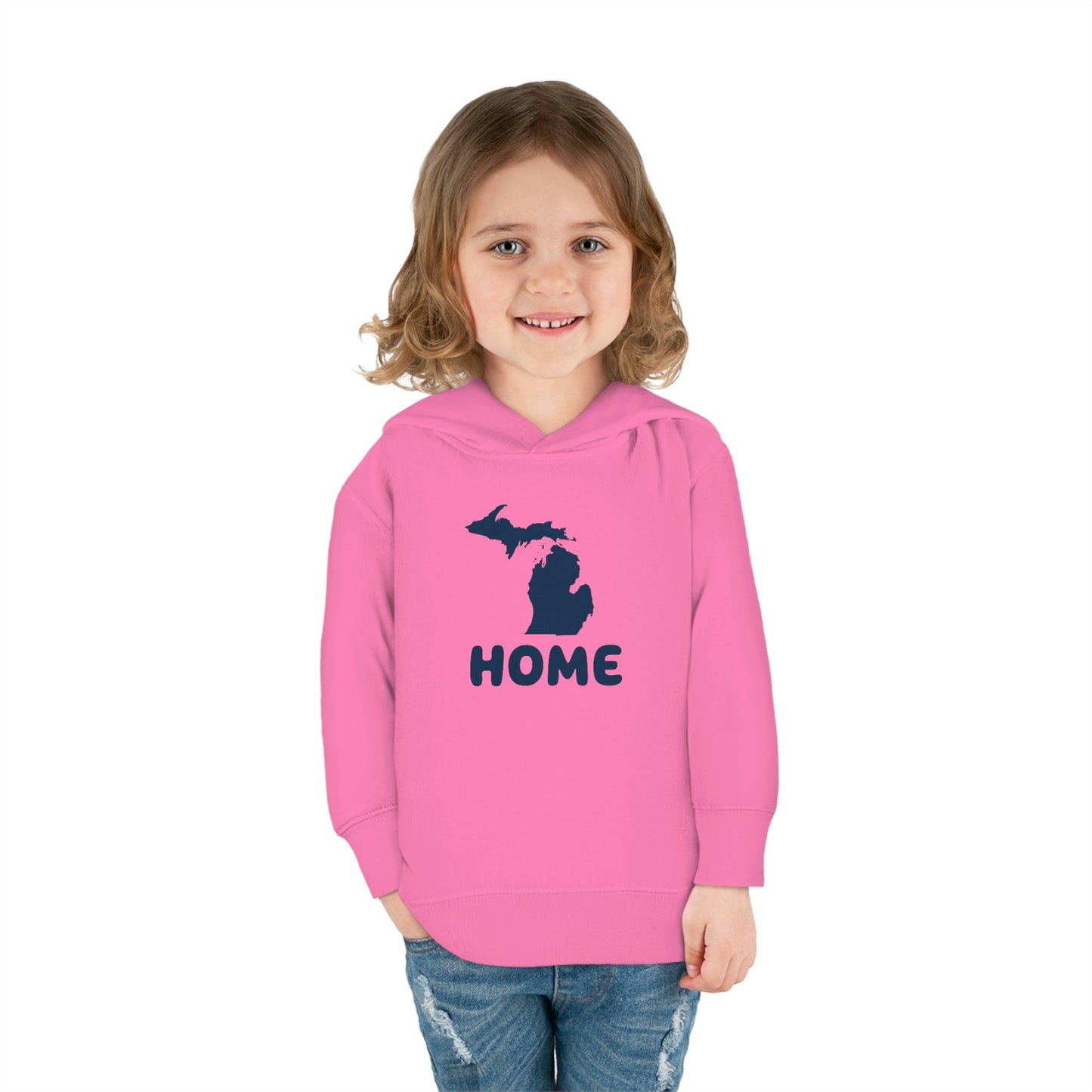 Michigan 'Home' Hoodie (Rounded Children's Font) | Unisex Toddler