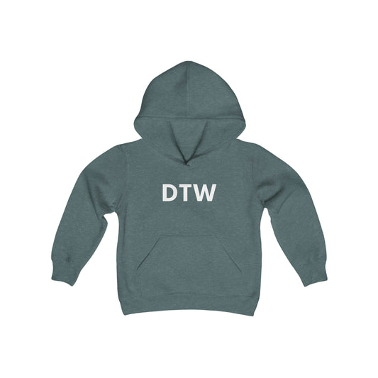 Detroit 'DTW' Hoodie  | Unisex Youth