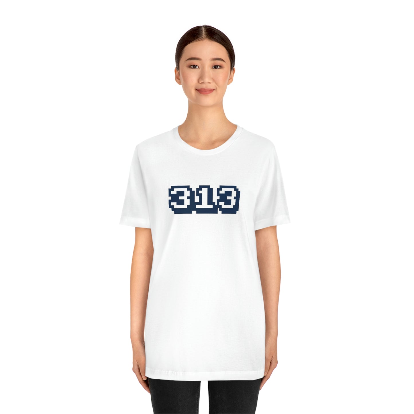 Detroit '313' T-Shirt (Arcade Font) | Unisex Standard Fit