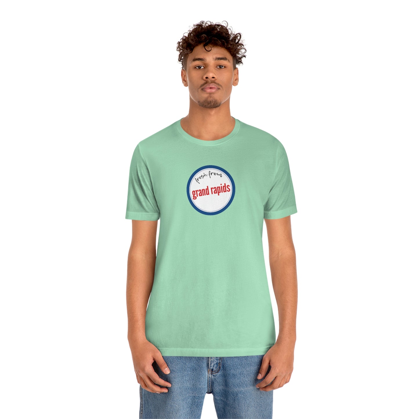 'Fresh From Grand Rapids' T-Shirt (Retail Parody) | Unisex Standard Fit