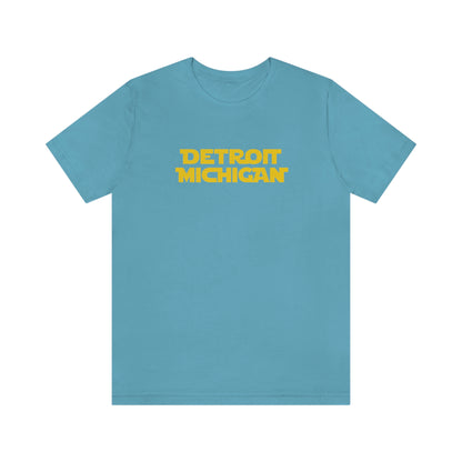 'Detroit Michigan' T-Shirt (1970s Epic Sci-Fi Parody) | Unisex Standard Fit