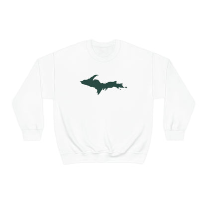 Michigan Upper Peninsula Sweatshirt (w/ Green UP Outline) | Unisex Standard