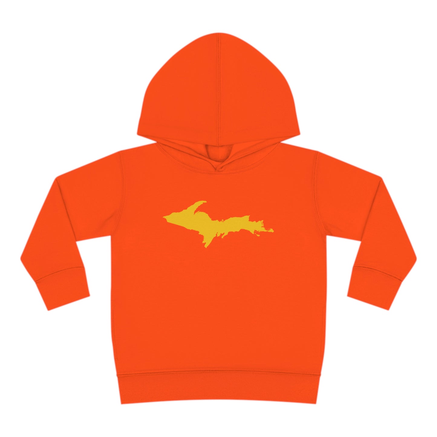 Michigan Upper Peninsula Hoodie (w/ Gold UP Outline) | Unisex Toddler