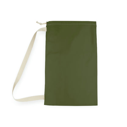 Michigan Upper Peninsula Laundry Bag (Army Green w/ UP USA Flag Outline)