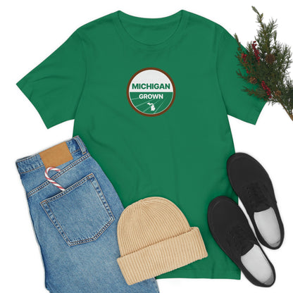 'Michigan Grown' T-Shirt (Agricultural Certification Parody) | Unisex Standard Fit