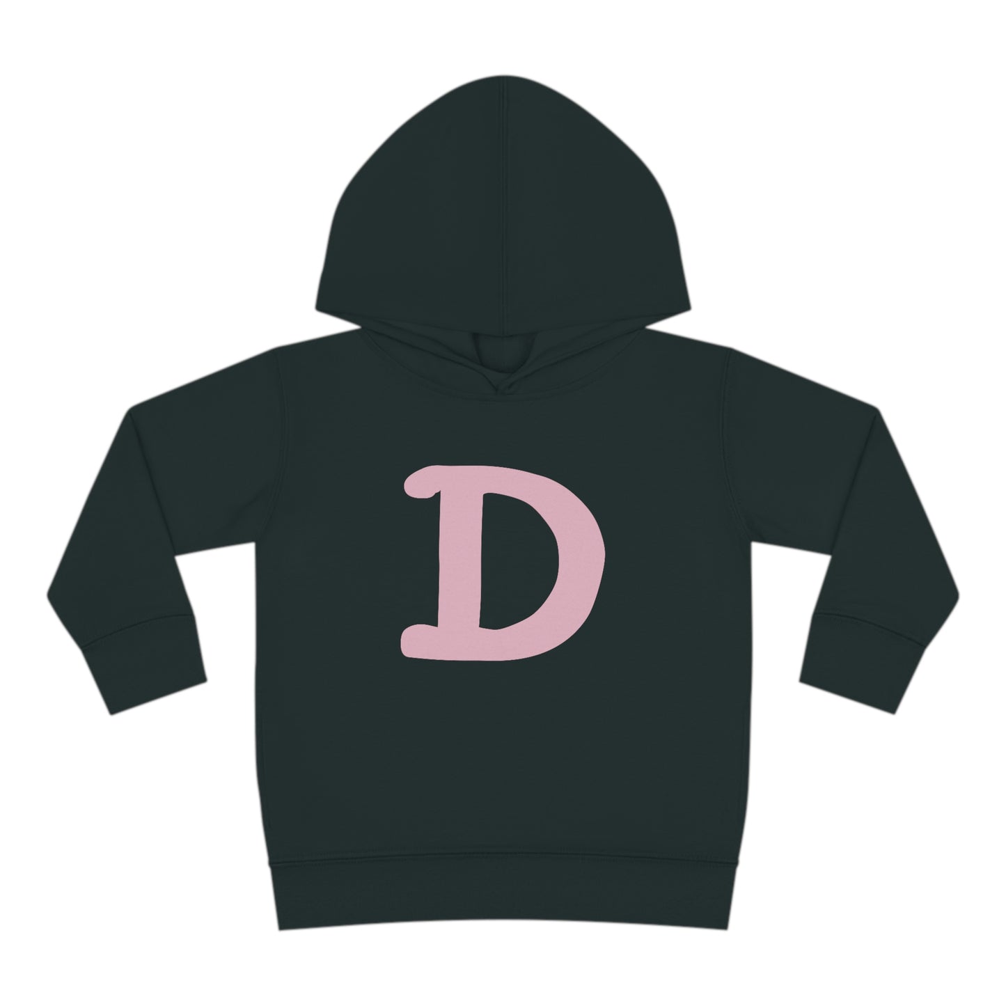 Detroit 'Old French D' Hoodie (Pink Full Body Outline) | Unisex Toddler