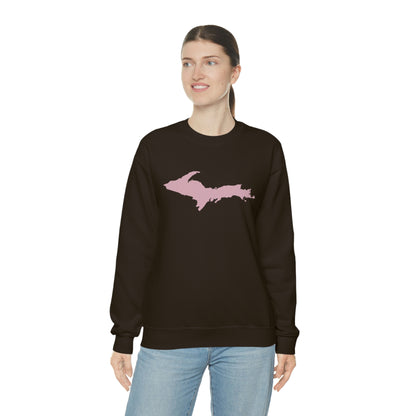 Michigan Upper Peninsula Sweatshirt (w/ Pink UP Outline) | Unisex Standard