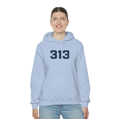 Detroit '313' Hoodie (Athletic Font) | Unisex Standard