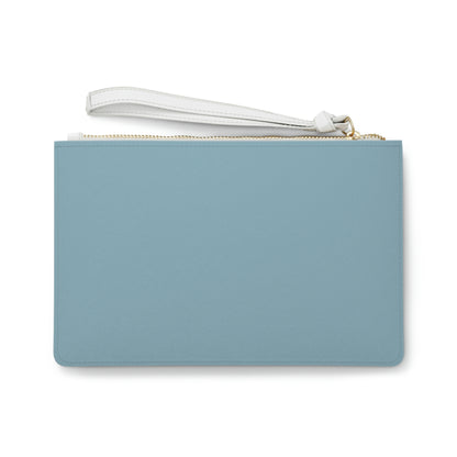 Michigan Upper Peninsula Clutch Bag (Opal Blue w/UP Outline)