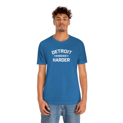 'Detroit Knocks Harder' T-Shirt | Unisex Standard Fit