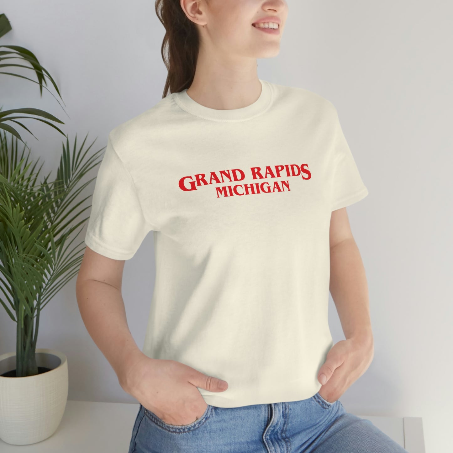 'Grand Rapids Michigan' ' T-Shirt (1980s Drama Parody) | Unisex Standard Fit