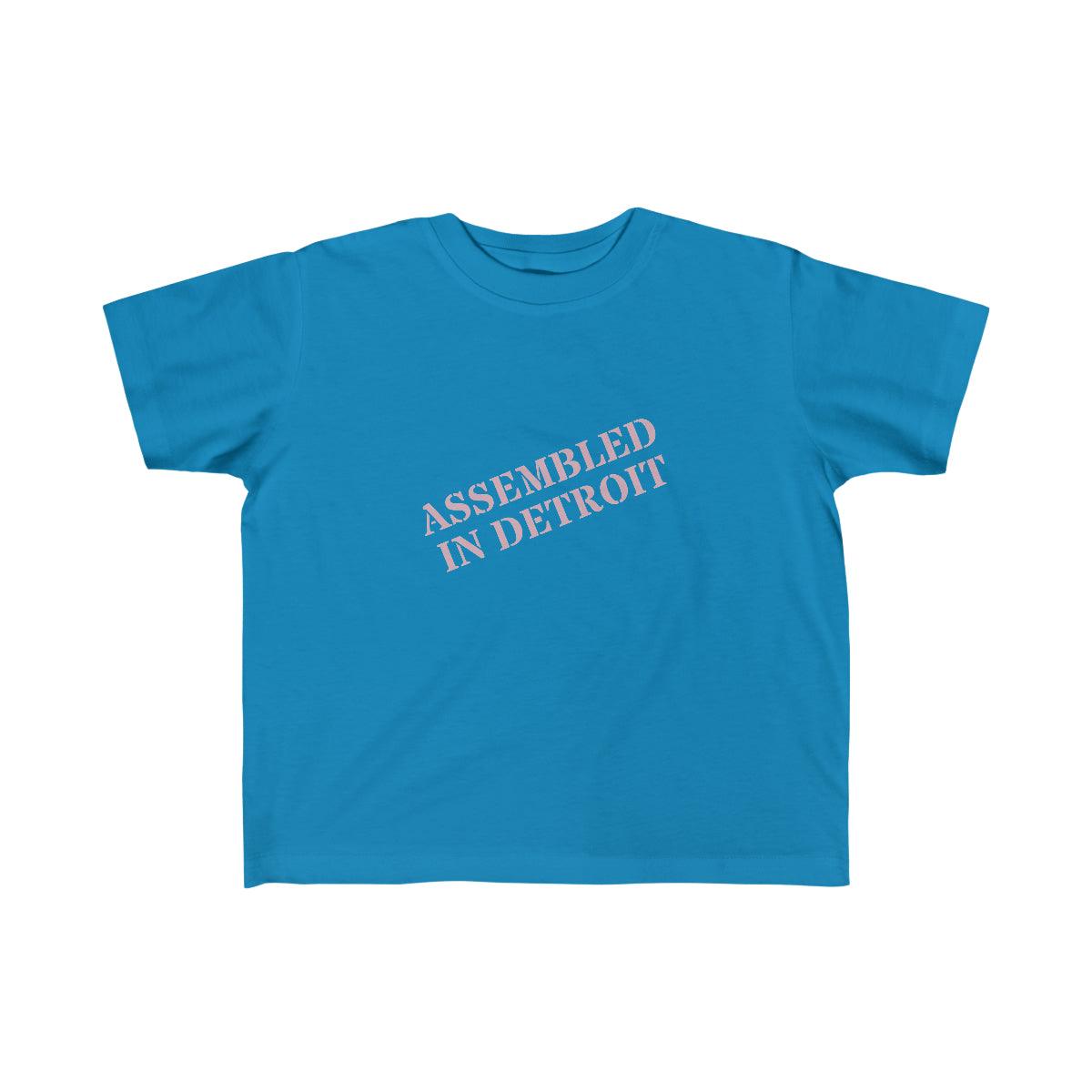 'Assembled in Detroit' T-Shirt | Toddler Short Sleeve - Circumspice Michigan