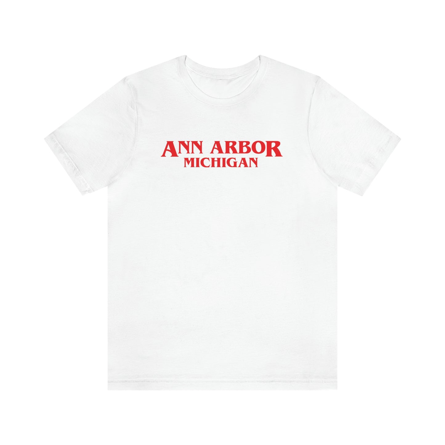 'Ann Arbor Michigan' ' T-Shirt (1980s Drama Parody) | Unisex Standard Fit