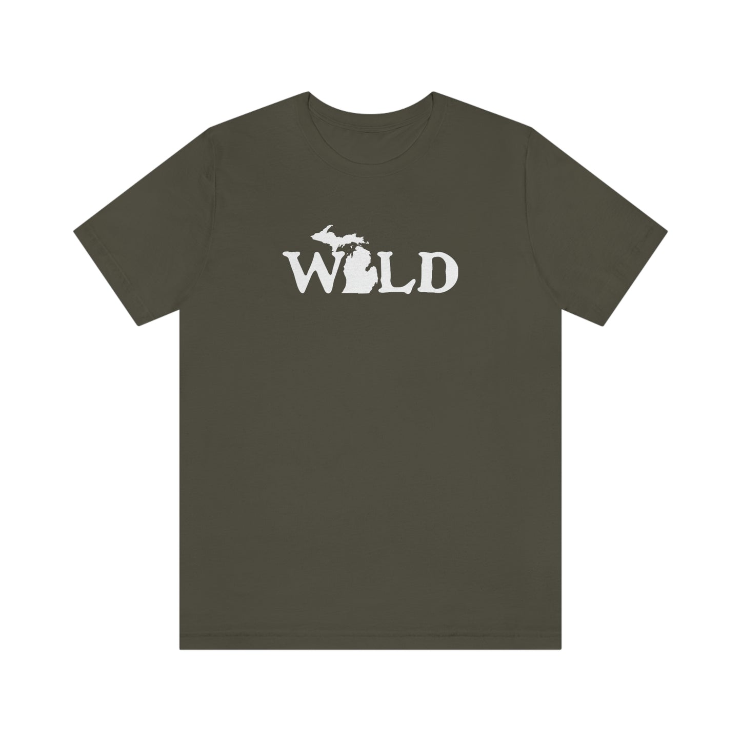 Michigan 'Wild' T-Shirt (Woodcut Font) | Unisex Standard Fit